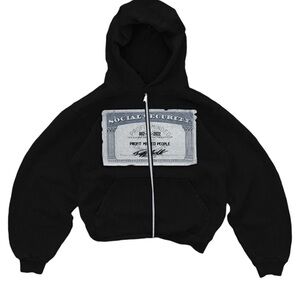 SOCIAL SECURITY SWEATER - Black